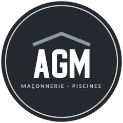 Logo AGM, maçonnerie et piscines